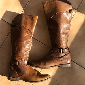 Brown Leather Frye Boots